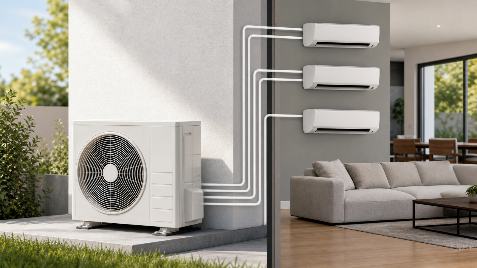 Sistema Multi Split com condensadora externa